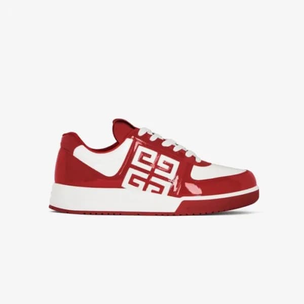 지방시 남성 레드 스니커즈 - Givenchy Mens Red Sneakers - gi34… - 1