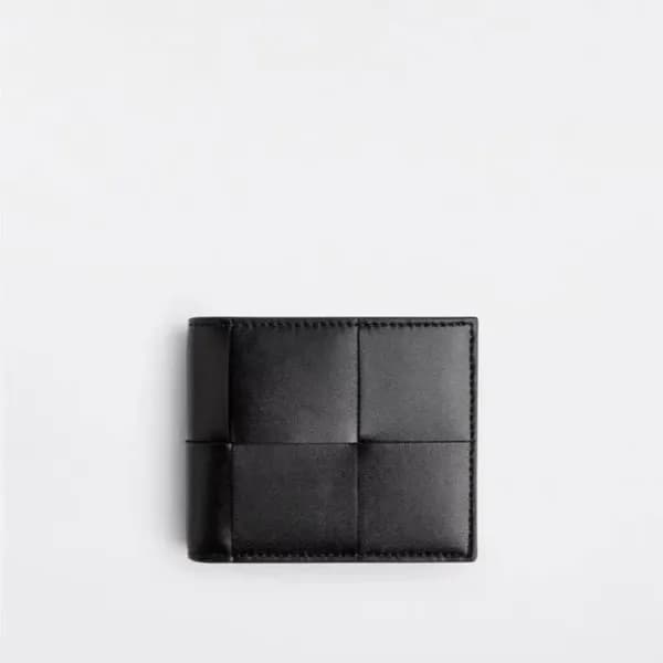 보테가베네타 남성 블랙 반지갑 - Bottega Veneta Mens Black Half … - 1