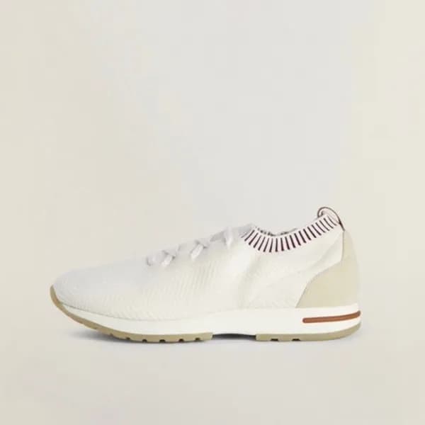 로로피아나 남성 화이트 스니커즈 - Loro Piana Mens White Sneakers… - 1