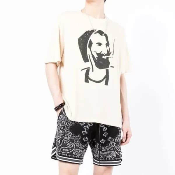 아미리 남성 반팔 티셔츠 - Amiri Mens Casual Tshirts - amc845… - 1
