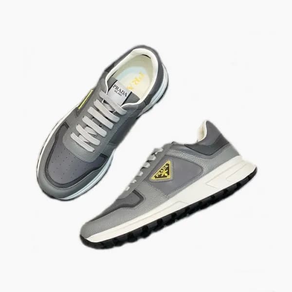 프라다 남성 그레이 스니커즈 - Prada Mens Gray Sneakers - prs89… - 1