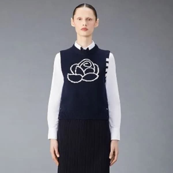 톰브라운 여성 네이비 베스트 - Thom Browne Womens Best - thc112… - 1