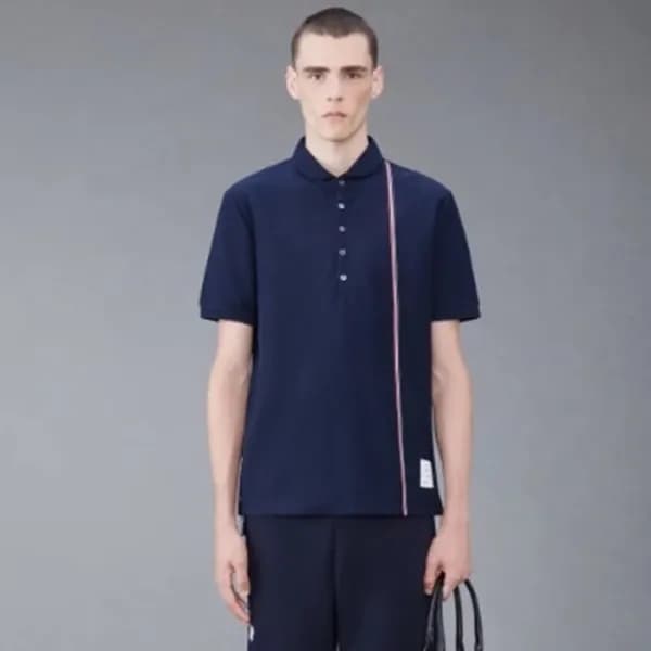 톰브라운 남성 폴로 반팔티 - Thom Browne Mens Polo Tshirts - t… - 1