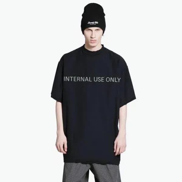발렌시아가 남성 라운드 반팔 티셔츠 - Balenciaga Mens Round Tshirt… - 1
