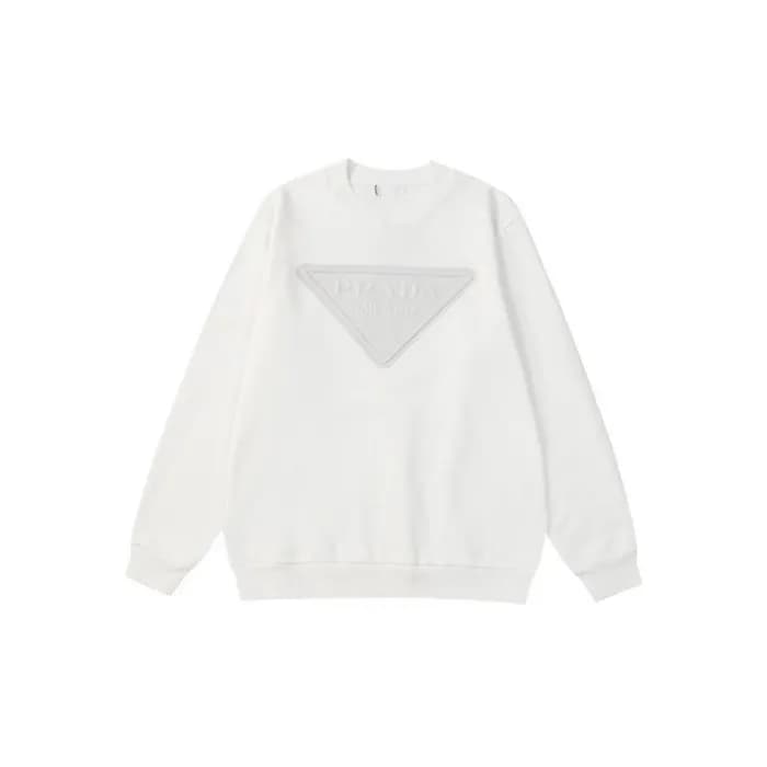 프라다 남성 화이트 맨투맨 - Prada Mens White Tshirts - prc221… - 1