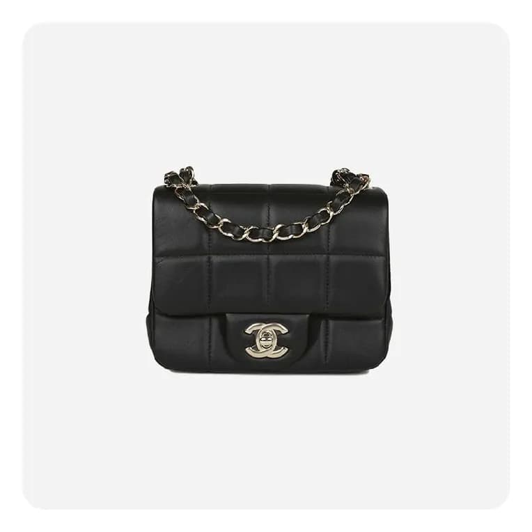 샤넬 23 주사위 플랩백 미니 블랙 골드 - Chane 23 Dice Flap Bag Mi… - 1