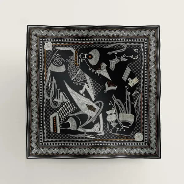 에르메스 여성 실크 스카프 - Hermes Womens Silk Scarf - acc265… - 1