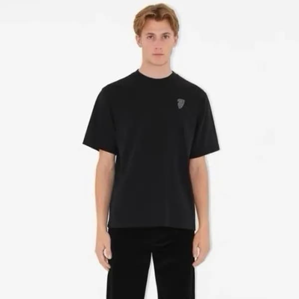 버버리 남성 라운드 반팔 티셔츠 - Burberry Mens Round Tshirt - b… - 1