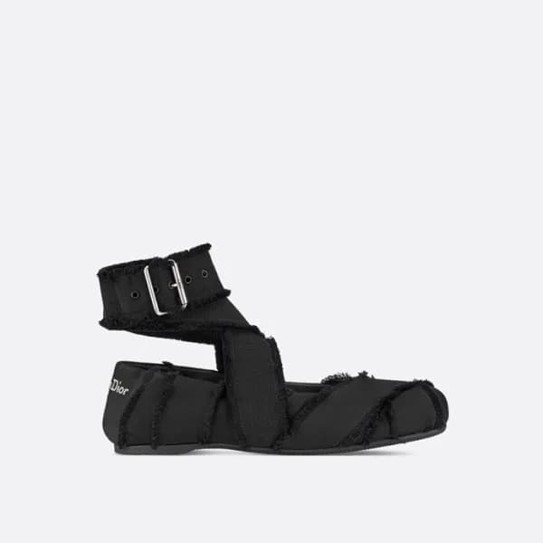 매장판 디올 여성 Songe 스트랩 발레리나 플랫 슈즈 - Dior Womens Songe… - 1