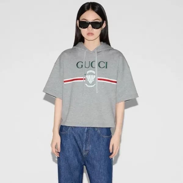 구찌 여성 후드 반팔 티셔츠 - Gucci Womens Hood Tshirt - guc59… - 1