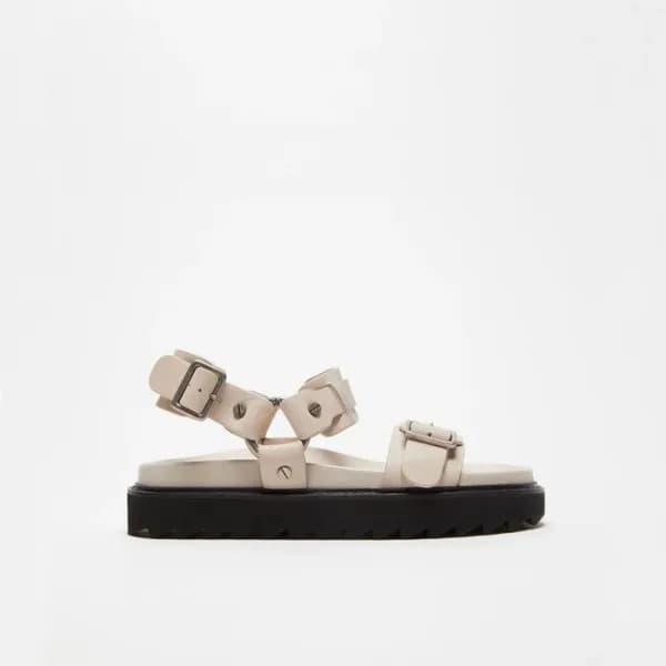 아크네 여성 가죽 버클 샌들 - Acne Studios Womens Leather Buck… - 1