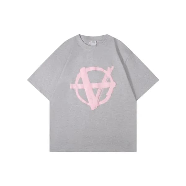 베트멍 남/녀 라운드 반팔 티셔츠 - Vetements Unisex Oversize Tsh… - 1