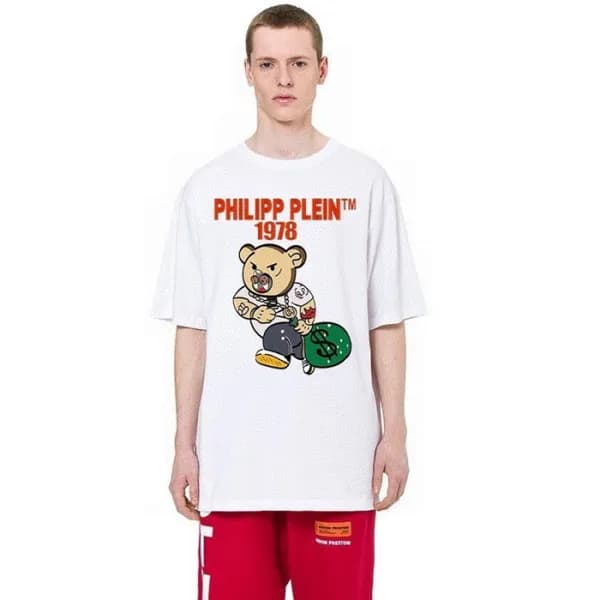 필립플레인 남성 라운드 반팔티 - Philipp-plein Mens Round Tshirt… - 1
