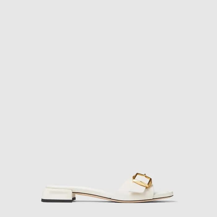 지미추 여성 호크 뮬 플랫 - Jimmy Choo Womens Hawk Mule Flat … - 1