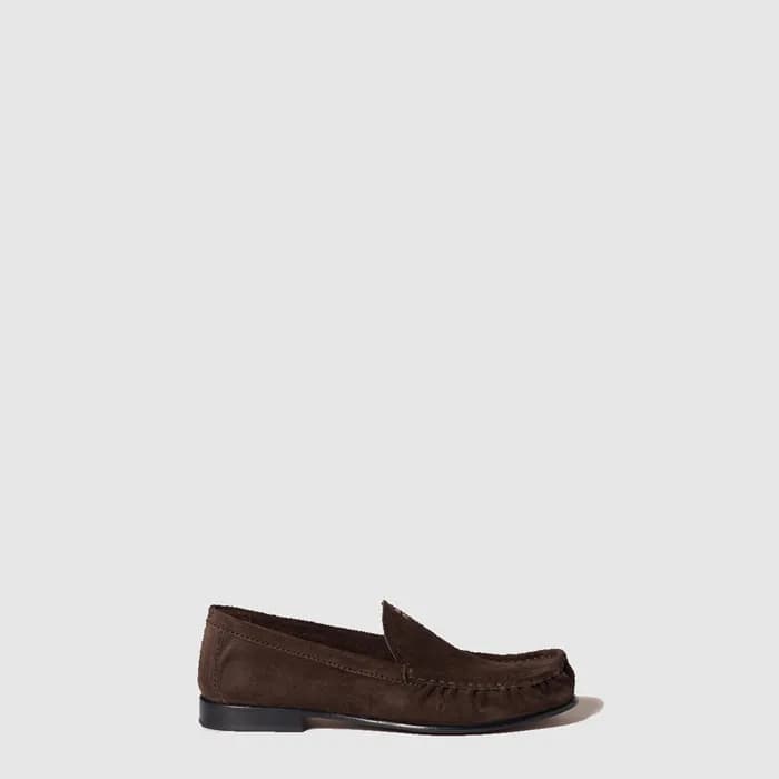 미우미우 여성 스웨이드 로퍼 - Miu Miu Womens Suede Loafers - m… - 1