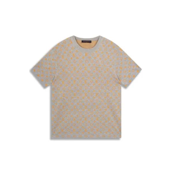루이비통 남성 라운드 반팔 티셔츠 - Louis vuitton Mens Round Tshi… - 1