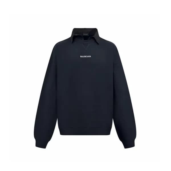 발렌시아가 남성 라운드 긴팔티 - Balenciaga Mens Round Tshirt - … - 1