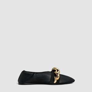 알라이아 여성 주얼 플랫 슈즈 - Alaia Womens Jewel Flat Shoes -…