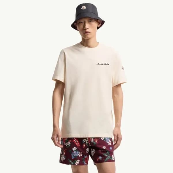 몽클레어 남성 반팔 티셔츠 - Moncler Mens Round Tshirt - moc13… - 1