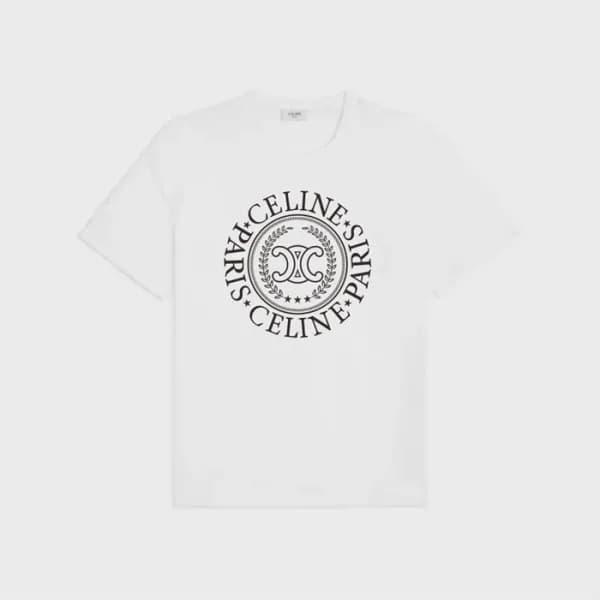 셀린느 남/녀 라운드 반팔티 - Celine Unisex Round Tshirt - ysc… - 1