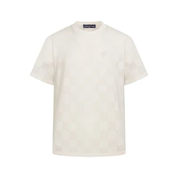 루이비통 남성 라운드 반팔티 - Louis vuitton Mens Short-sleeved… - 1