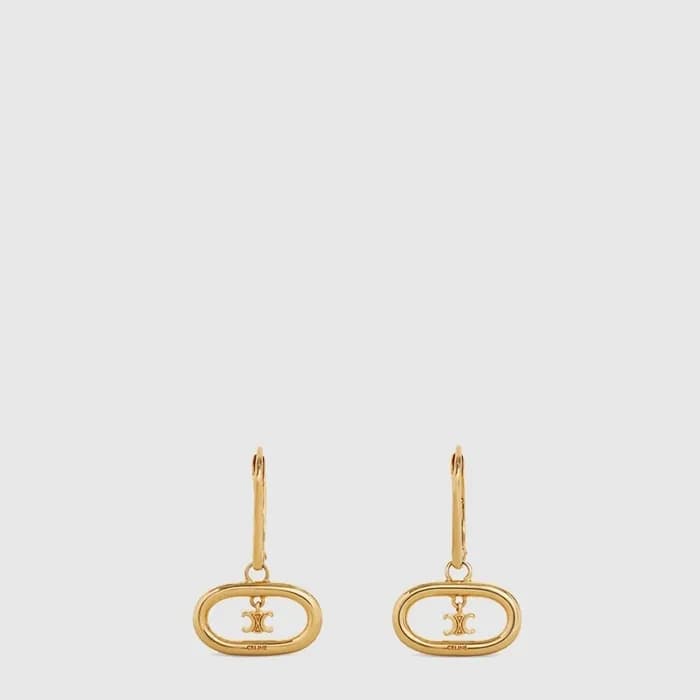 셀린느 여성 트리옹프 모빌 이어링 - Celine Womens Triomphe Mobile Earring - acc10600x - 1