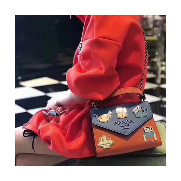 Prada Monochrome Chain Shoulder Bag,21cm - 프라다 모노크… - 1