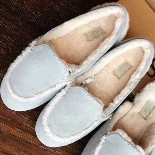 UGG 2018 LADIES LEATHER LOAFER SHOES - UGG 여성 레더 어… - 1