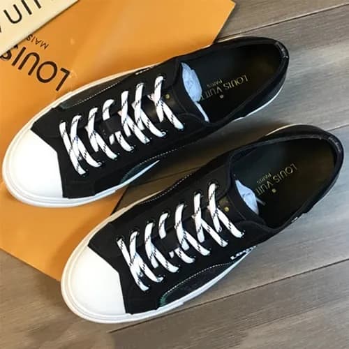 LOUIS VUITTON 2018 MENS LEATHER SKEAKERS - 루이비통 남성… - 1