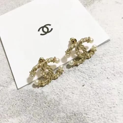CHANEL Yellow Gold Earring - 샤넬 여성용 18k도금 옐로우 골… - 1