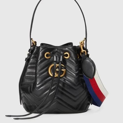 Gucci Marmont Matlase Women Bucket Bag,21CM - 구찌 마… - 1