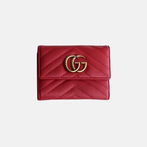 Gucci GG Marmont Matelassé Wallet - 구찌 남자반지갑,구찌 마몬… - 1