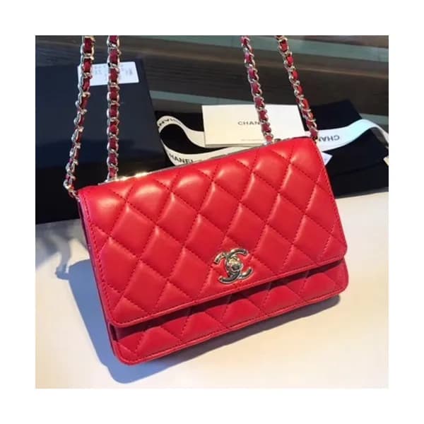 Chanel WOC Chain Cross Bag ,19CM - 샤넬 WOC 체인 크로스백,… - 1
