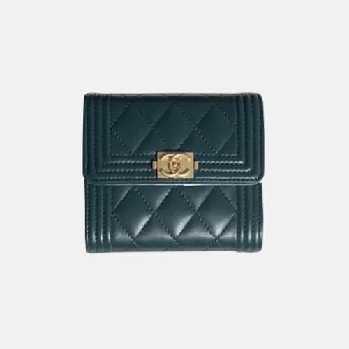 CHANEL 2018 Boy Lambskin Small wallet A84073 - 샤넬 … - 1