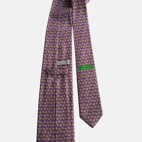 BVLGARI MENS NECKTIE PURPLE - 불가리 남성용 넥타이 퍼플