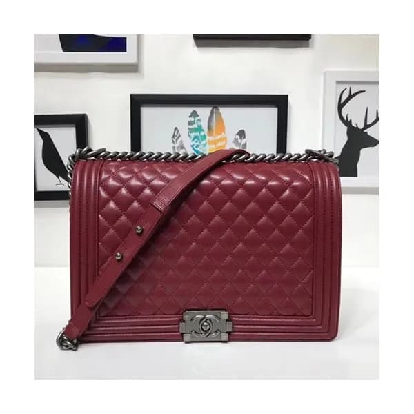 Chanel Leboy Leather Chain Shoulder Bag ,30CM - 샤… - 1