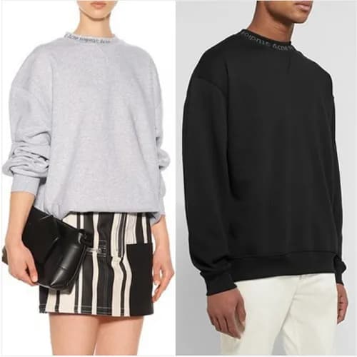 Acne 2018 Neck Logo Cotton Tee - 아크네 넥로고 맨투맨 Acn0… - 1