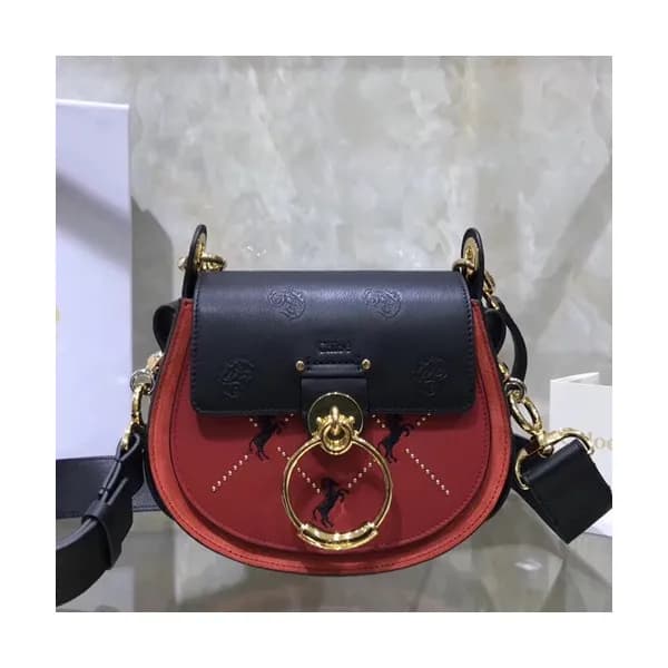 Chole 2019 Tess Leather Shoulder Bag, 20cm - 끌로에 … - 1