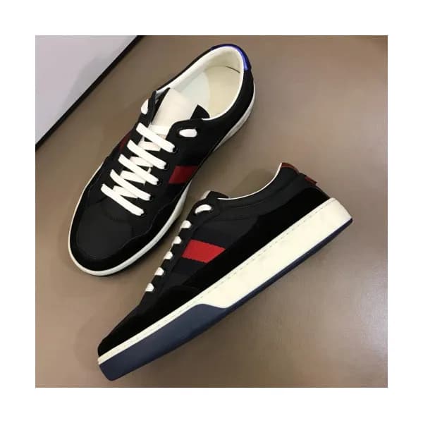 [1:1] Gucci 2018 Mens Leather Sneakers - 구찌 남성 신상 … - 1
