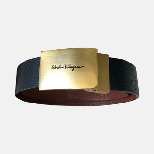 Ferragamo 2019 Mens Gancio Business Leather Belt -… - 1