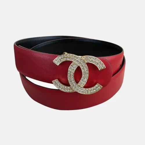 Chanel 2019 Ladies CC Juwel Buckle Leather Belt - … - 1