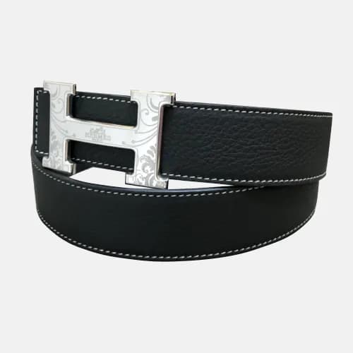 Hermes 2019 Mens Business Initial Logo Togo Leathe… - 1