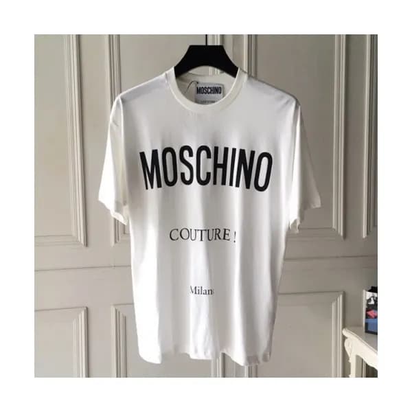 Moschino 2019 Mm/WmCrew -neck Cotton Short Sleeved… - 1