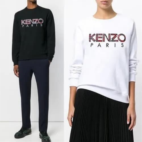 Kenzo Unisex Casual Sweatshirts - 겐조 남/녀 캐주얼 맨투맨 -… - 1