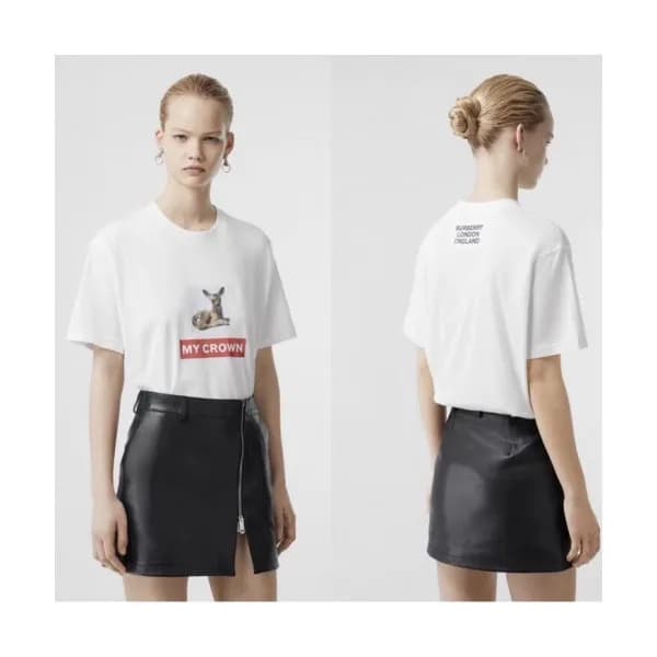 Burberry 2019 Mm/Wm Printing Logo Cotton Short Sle… - 1