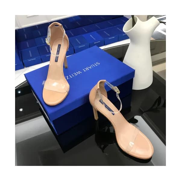 Stuart Weitzman 2019 Womens Patent Strap Sandal - … - 1