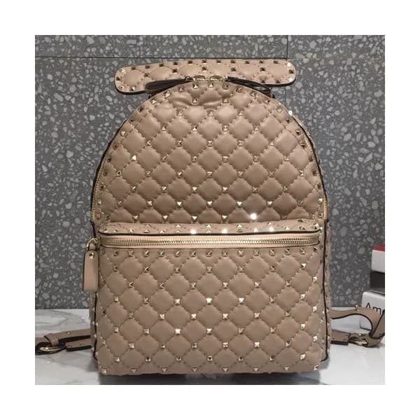Valentino 2019 Leather Ruckstud Large Back Pack ,3… - 1