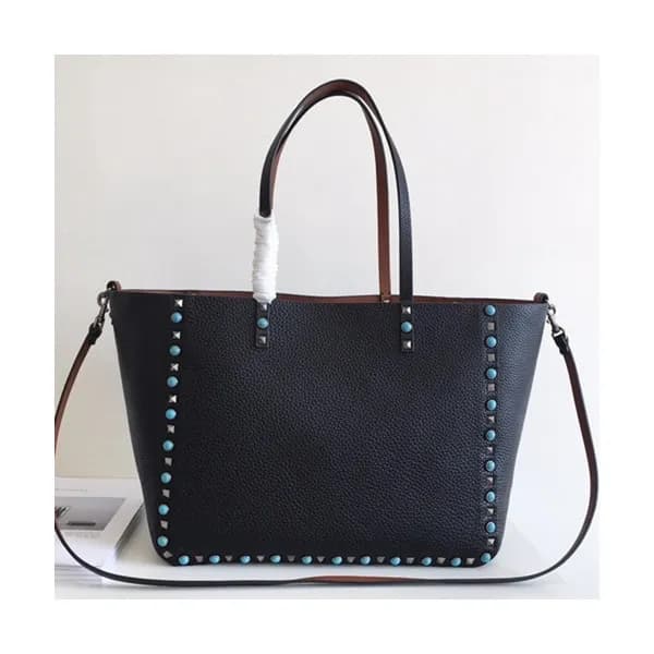 Valentino 2019 Leather Reversible Tote Shoulder Sh… - 1