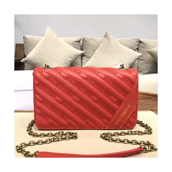 Balenciaga 2019 Leather Chain Shoulder Bag,22CM - … - 1