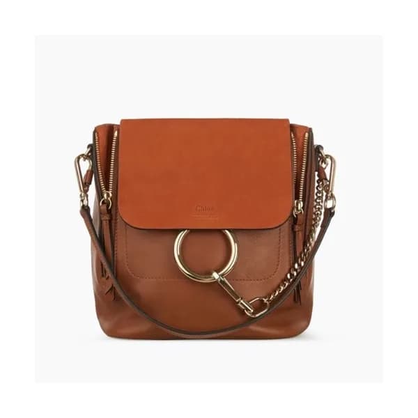 Chole 2019 Faye Leather Tote Shoulder Bag / Back P… - 1